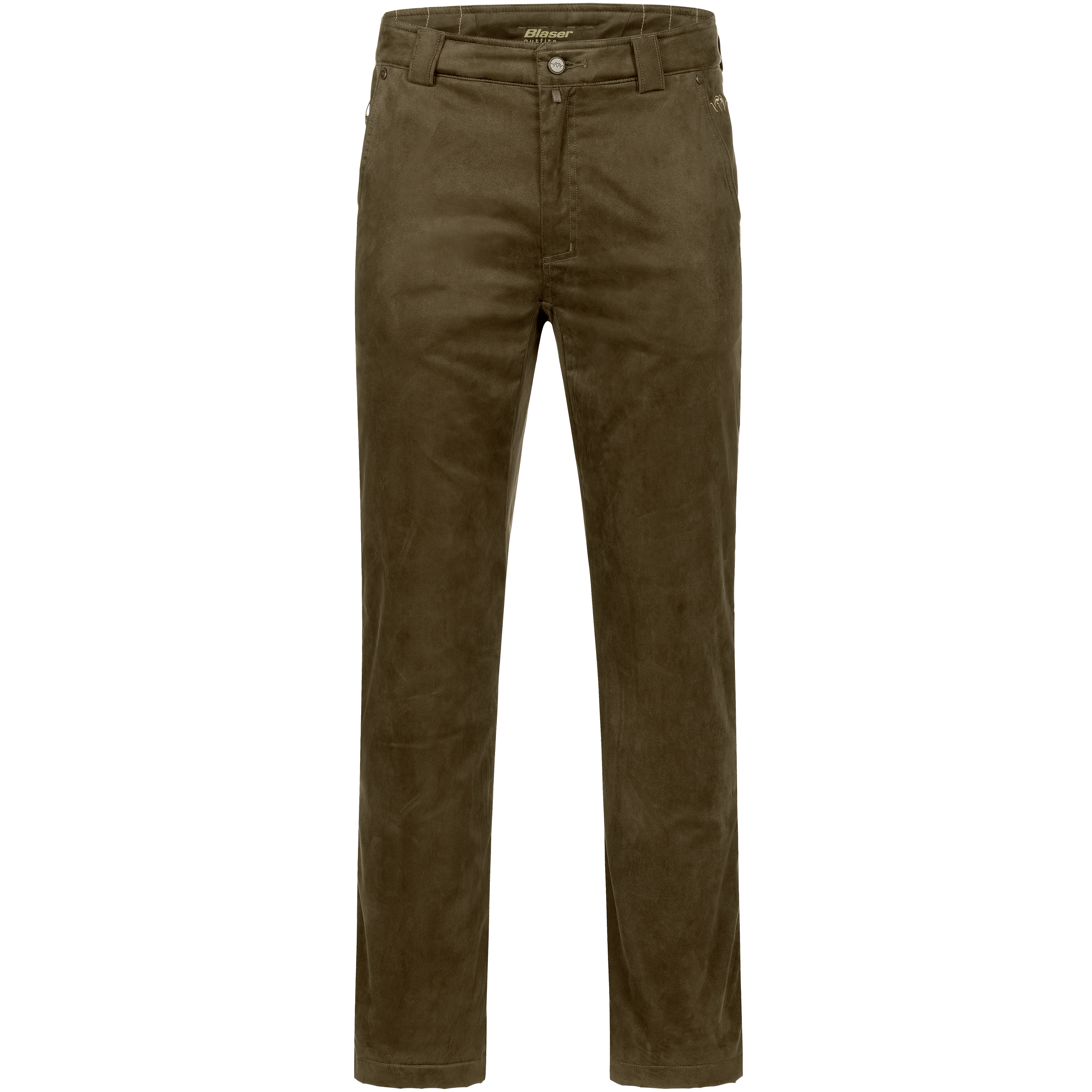 Marlon - Suede Trousers - Brown