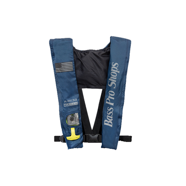 AM33 Bass Pro Shops USA All-Clear Inflatable Life Vest