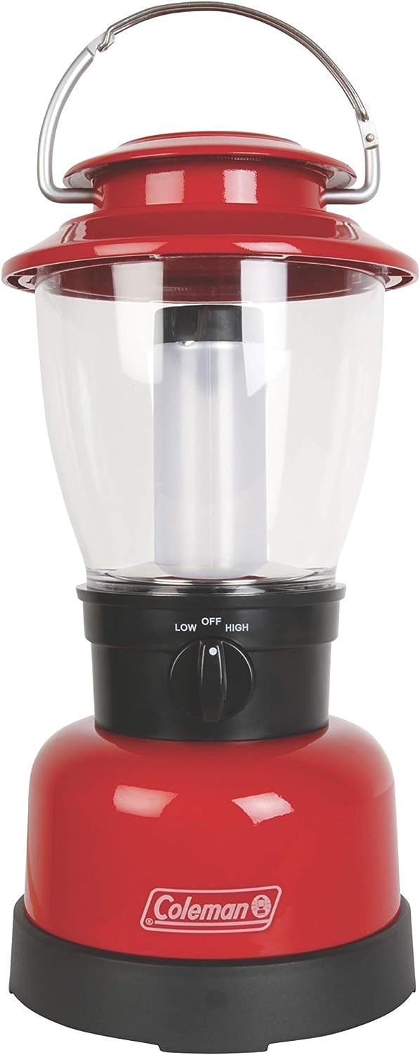 Coleman Personal LED Lantern with 4D Battery, Water and Impact-Resistant Lantern with Carry Handle Shines up to 700 Lumens, Lifetime LED Lights Never Need Replacing