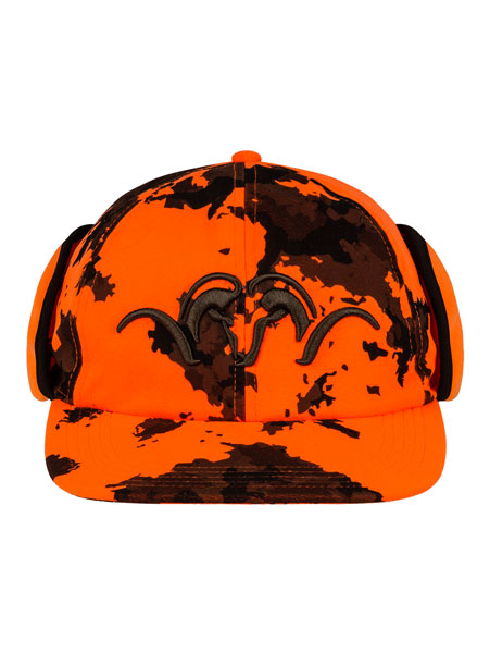 Suede Blaze Orange Insulated Cap