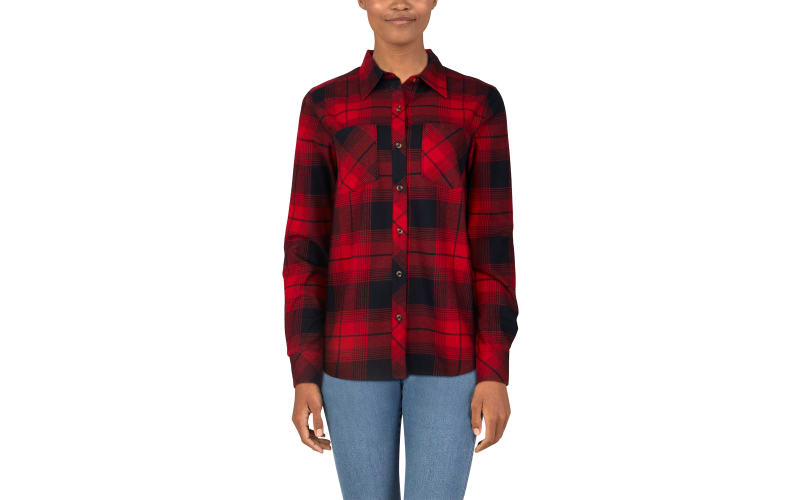 Natural Reflections Cane Creek Flannel Long-Sleeve Shirt for Ladies