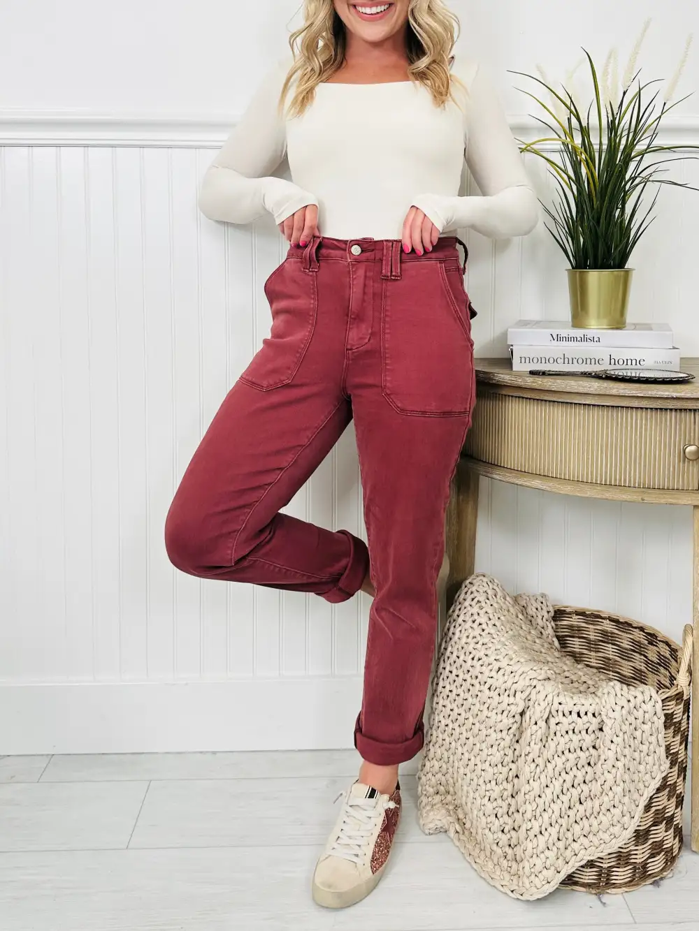 Judy Blue Wine Down Weekender Jeans