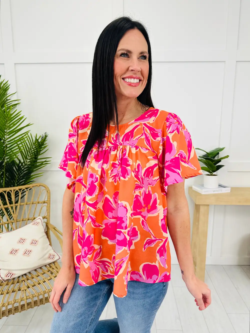 Blooming Sunset Top