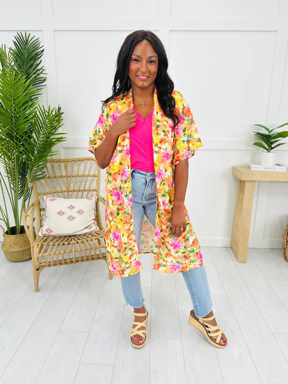 Citrus Sunset Kimono