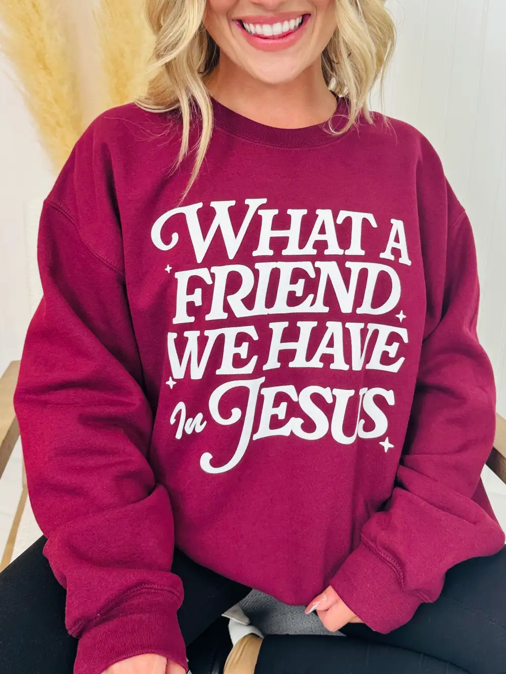 What a Friend We Have in Jesus Crewneck Sweatshirt