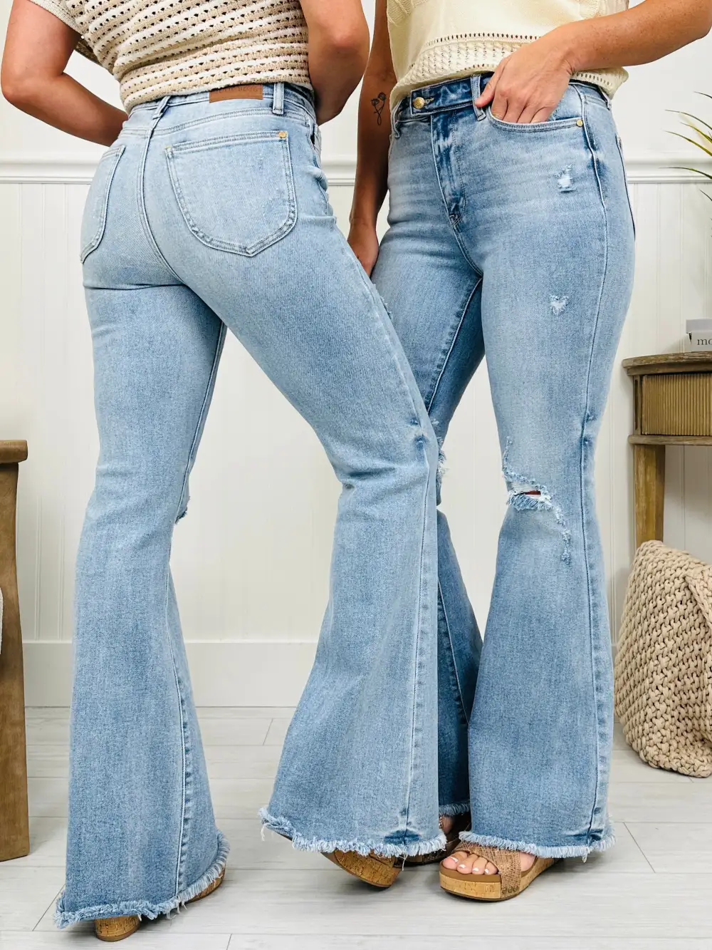 Judy Blue Look Good, Feel Better Flare Jeans