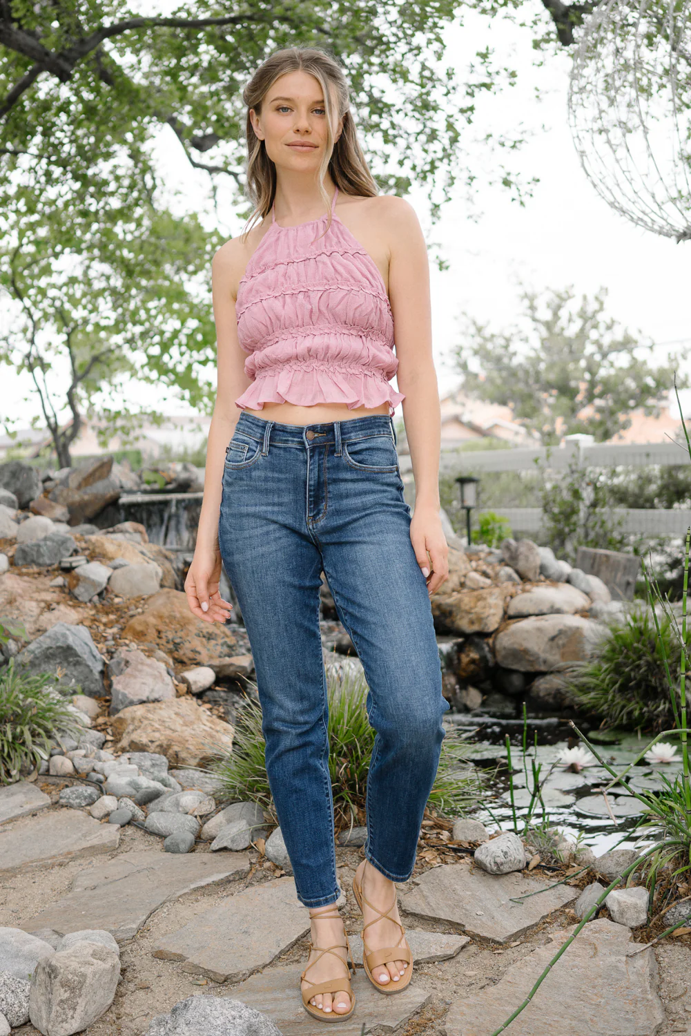 Gracie High Rise Slim Fit With Shield Back Pockets