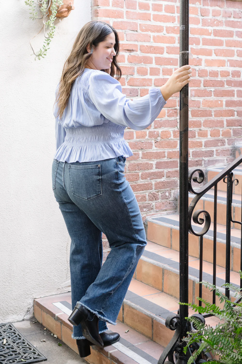 Carrie Mid Rise Wide Leg - PLUS