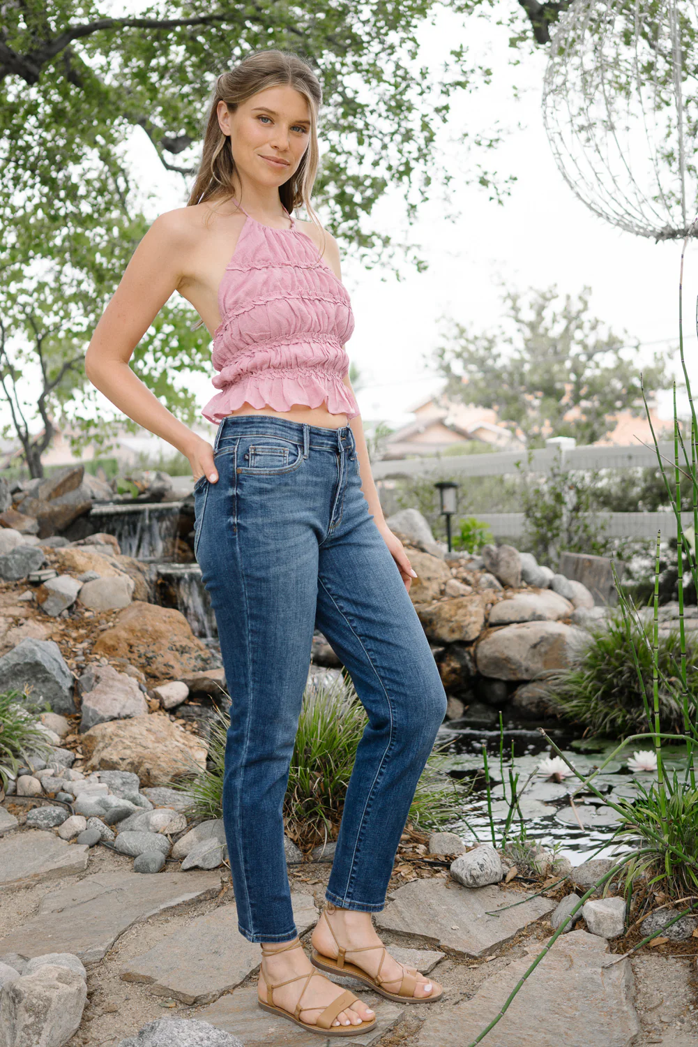 Gracie High Rise Slim Fit With Shield Back Pockets