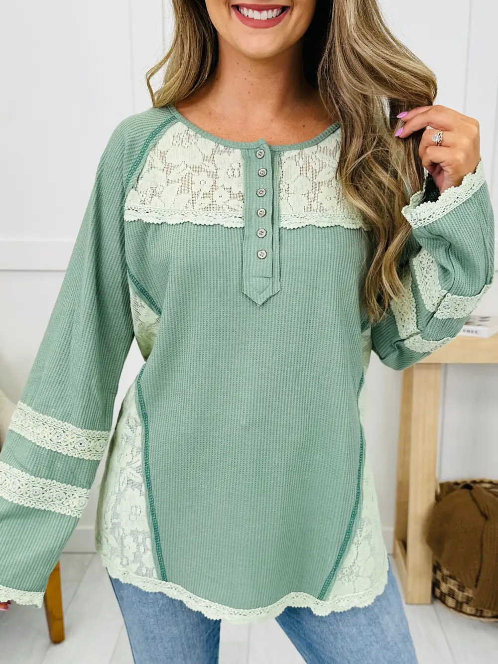 Moonbeam Lace Top- Multiple Colors!