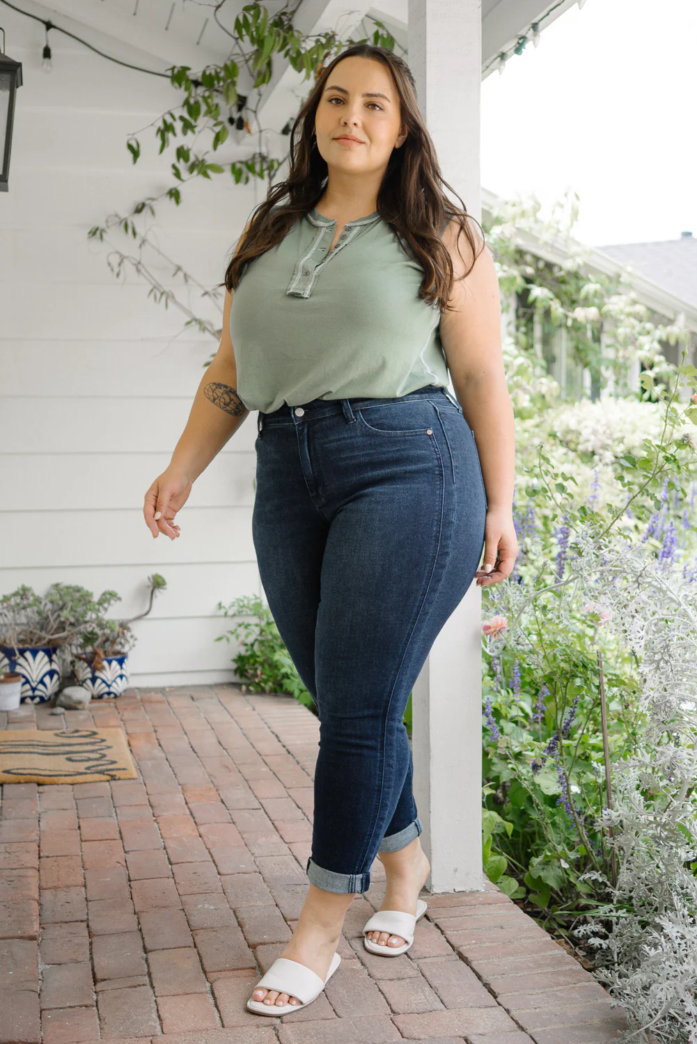 Maya High Rise Boyfriend Jeans - PLUS