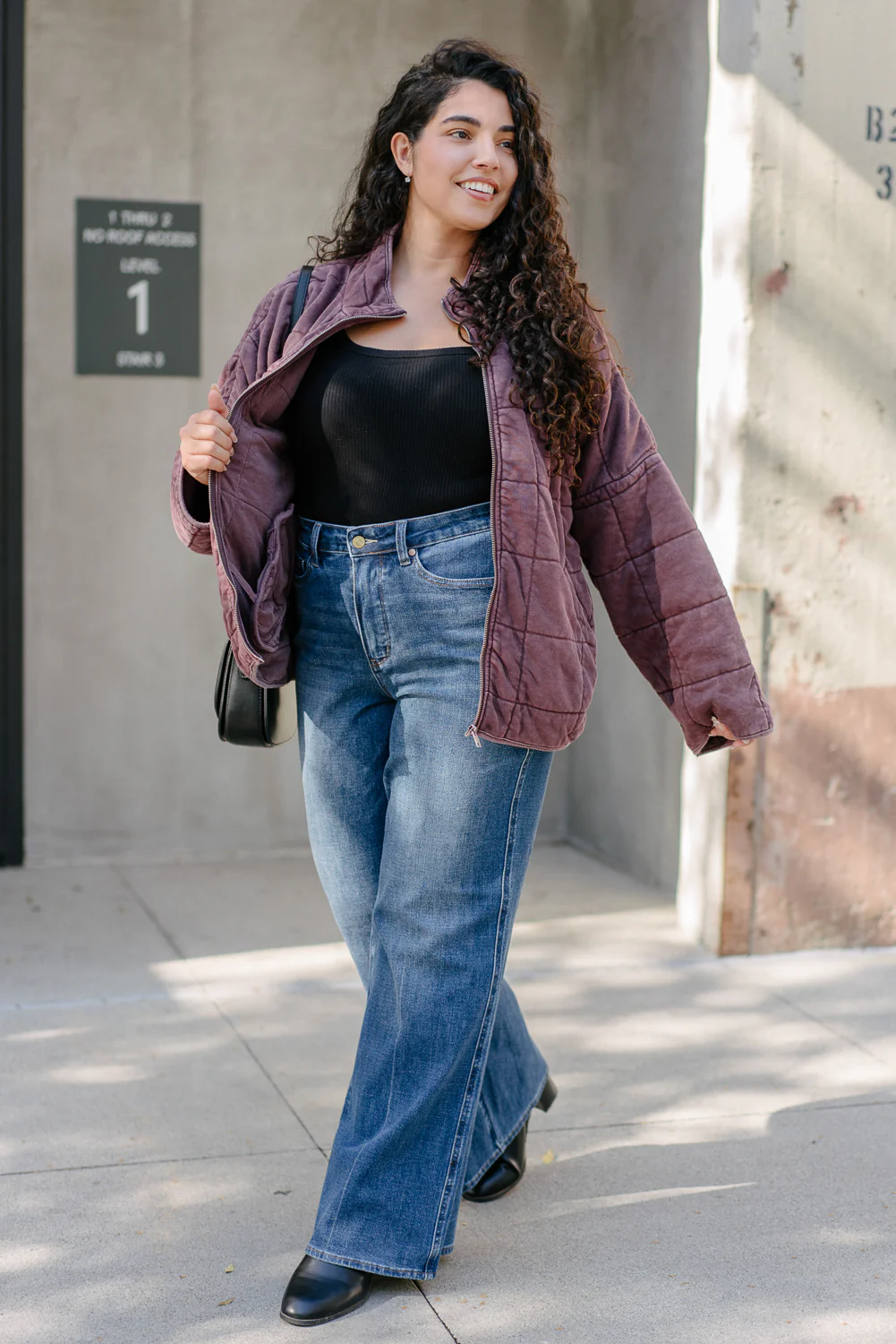 Claribel High Rise Tummy Control Retro Wide Leg Jeans - PLUS