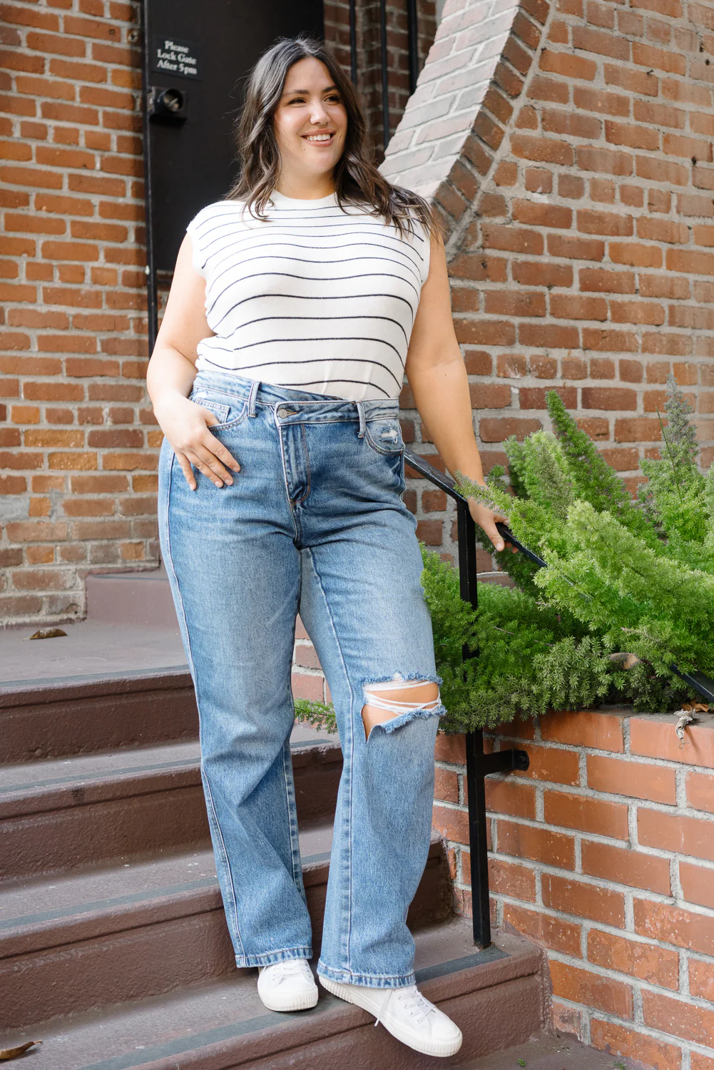Carolyn High Rise Rigid Magic Dad Jeans - PLUS