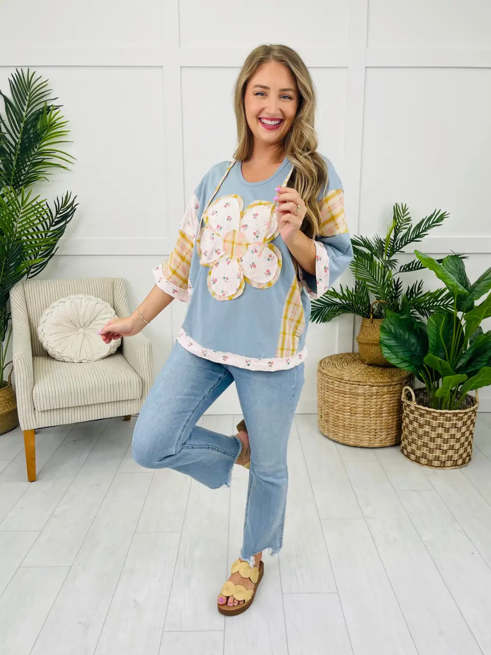 Stitched To Shine Top