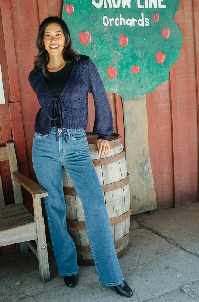 Katie High Rise Vintage Classic Wide Leg