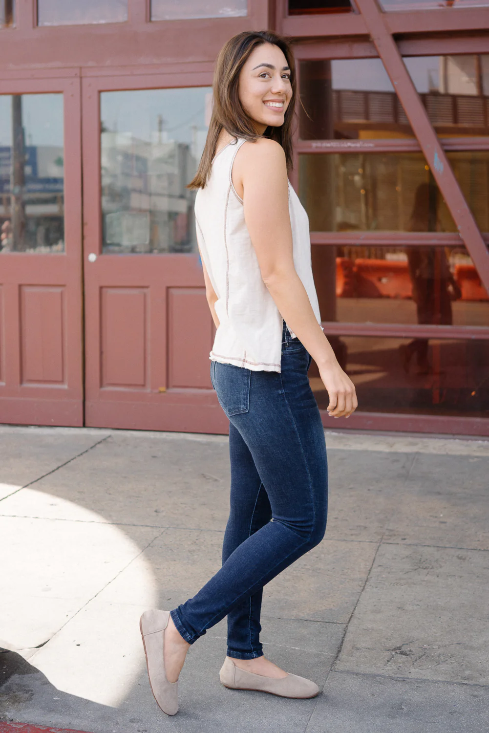 Gia High Rise Super Dark Skinny Jeans