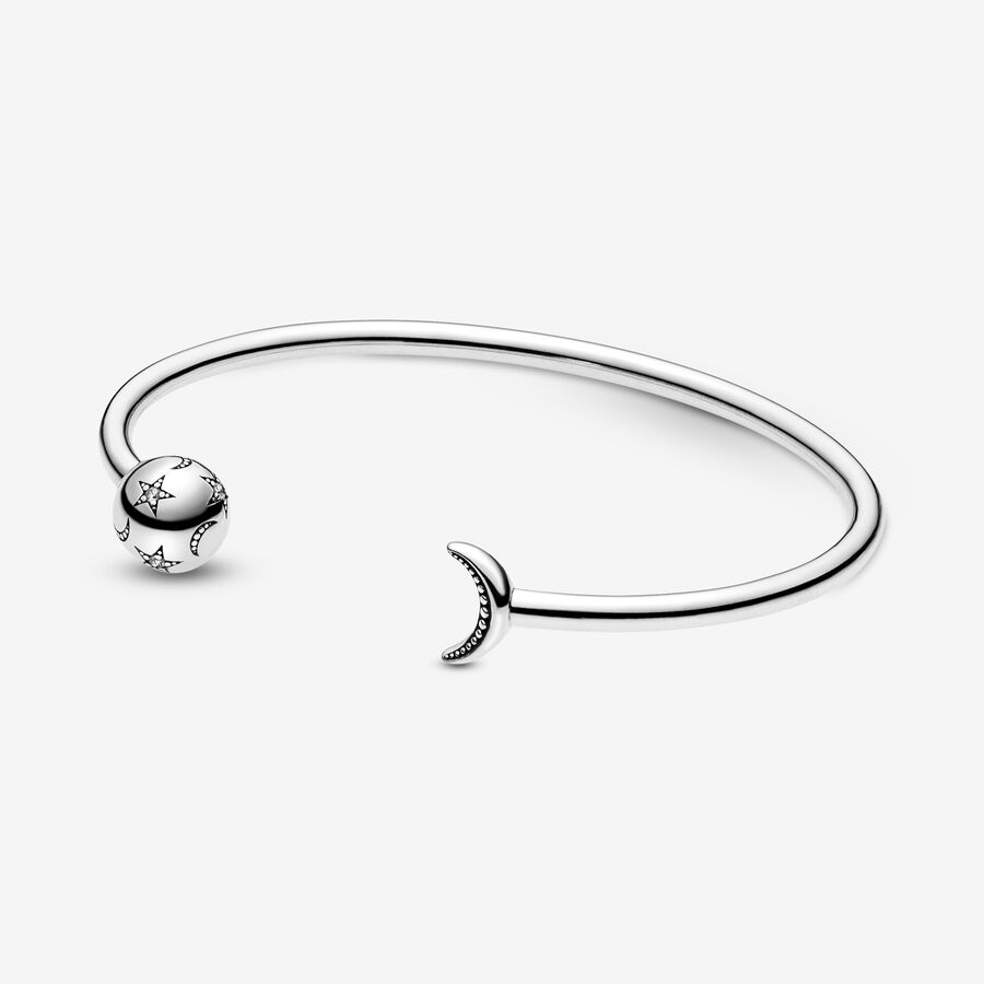 Moments Moon & Stars Open Bangle