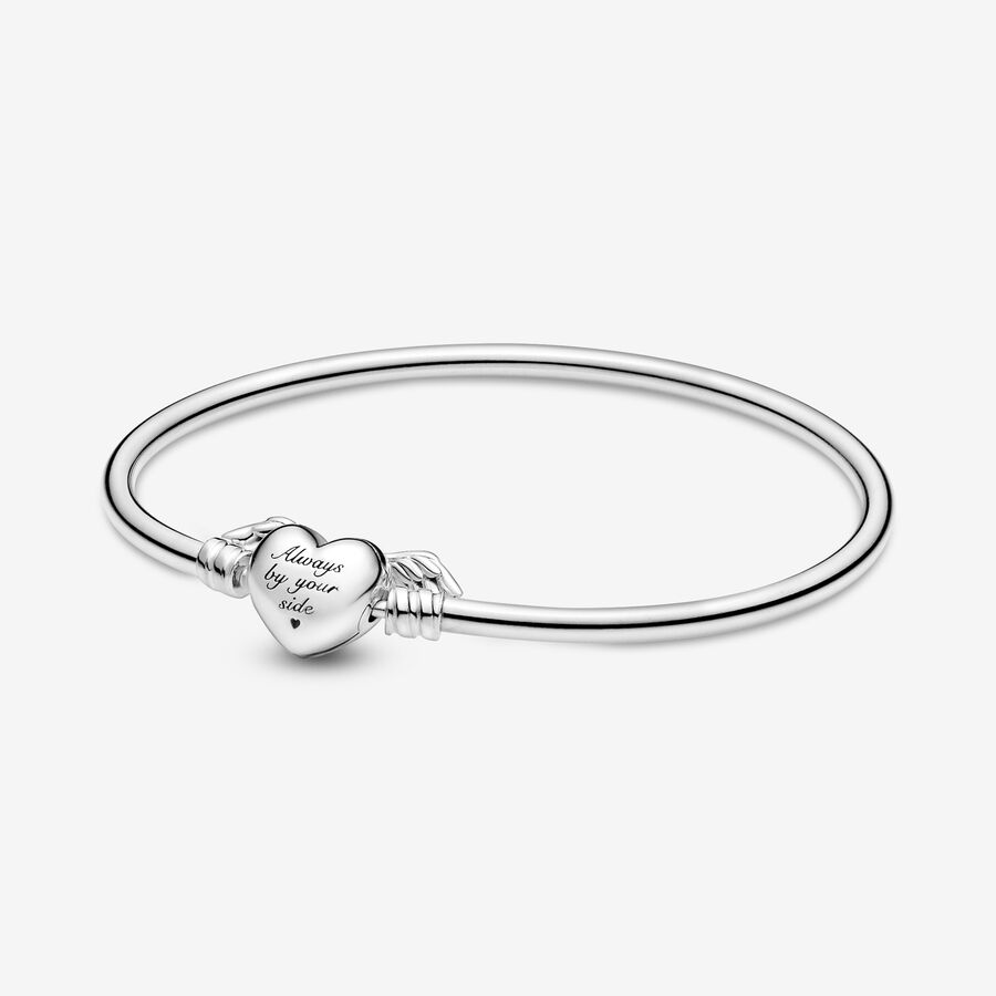 Moments Winged Heart Bangle