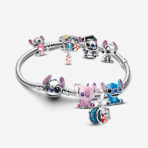 Disney x Pandora Lilo and Stitch Full Collection Charm Bracelet
