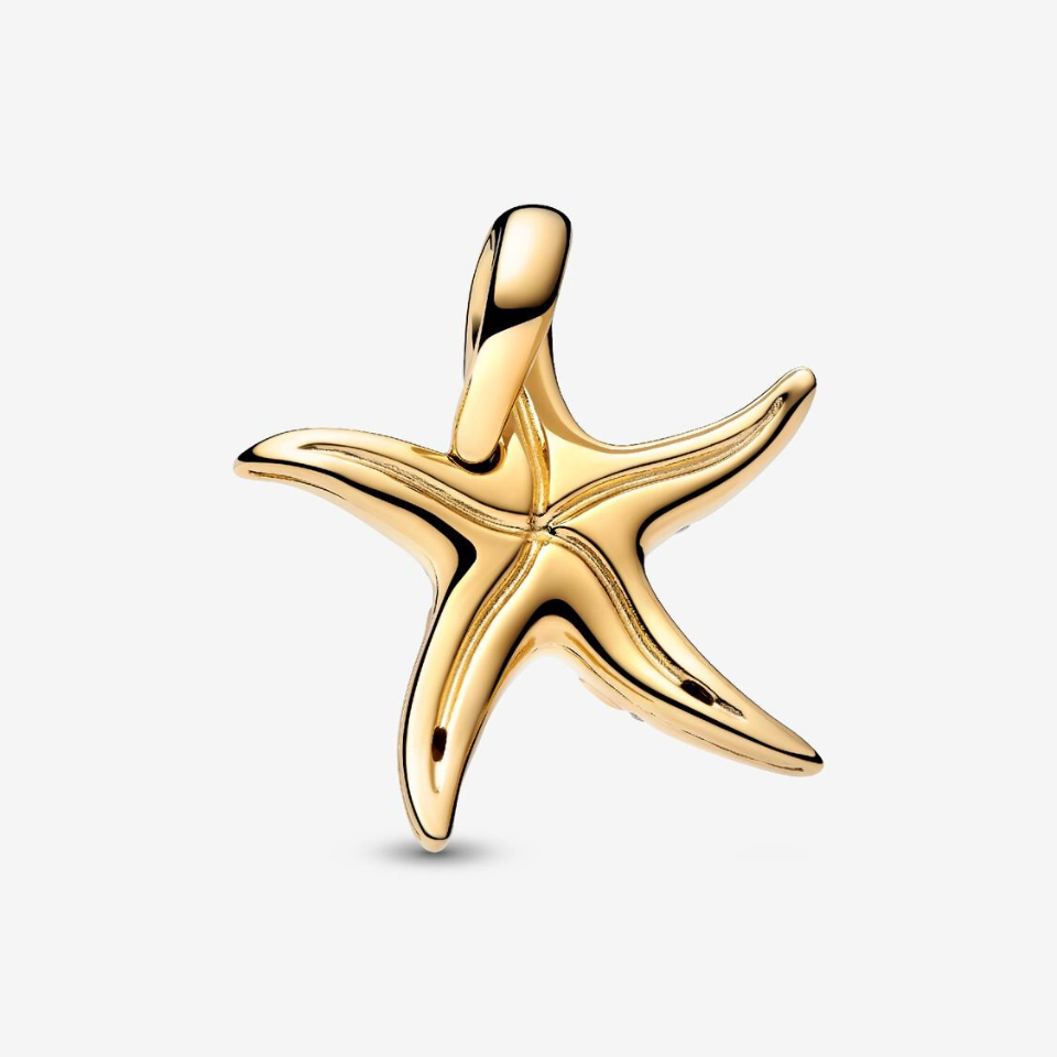 Sparkling Blue Starfish Dangle Charm
