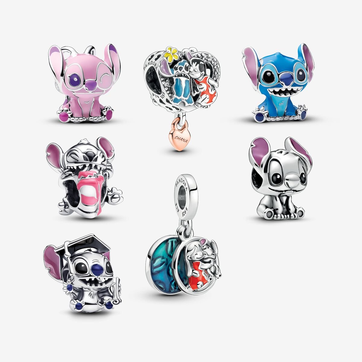 Disney x Pandora Lilo and Stitch Charm Set