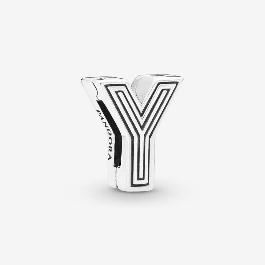 Reflexions Letter Y Clip Charm