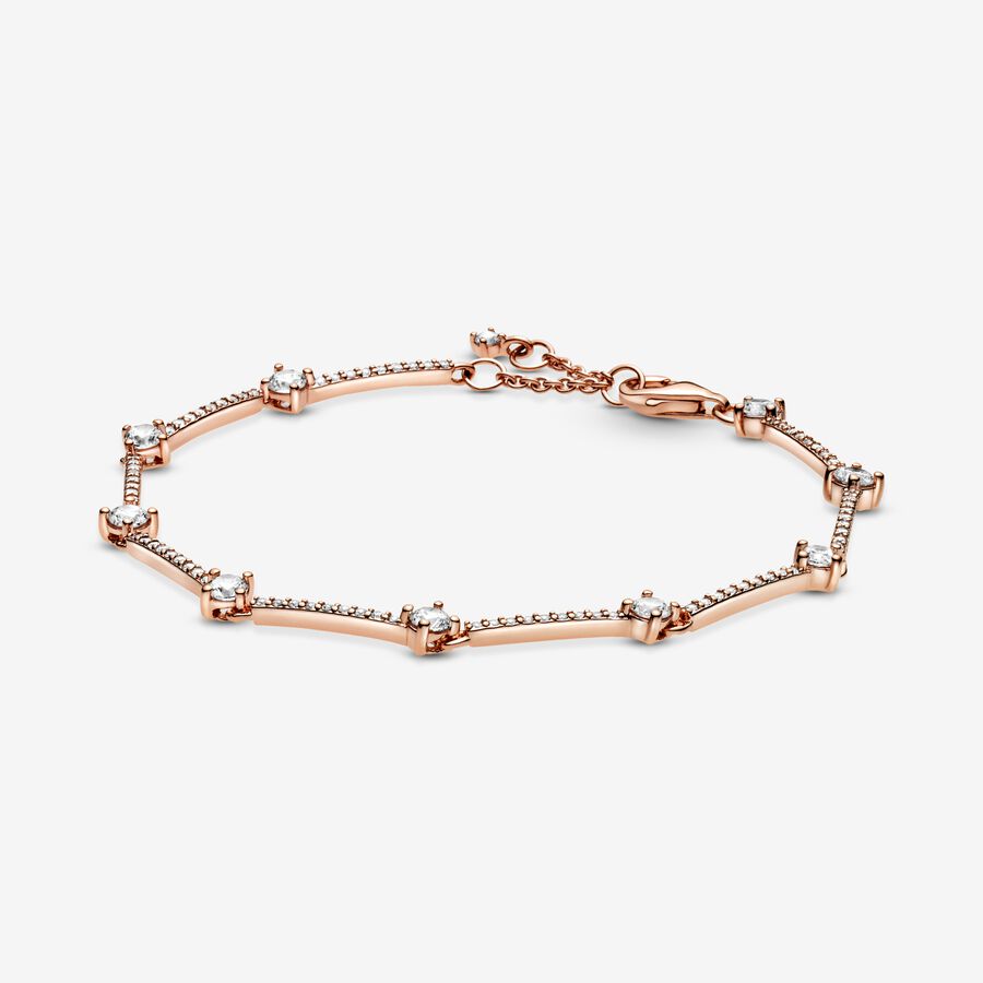 Sparkling Paevacute Bars Bracelet