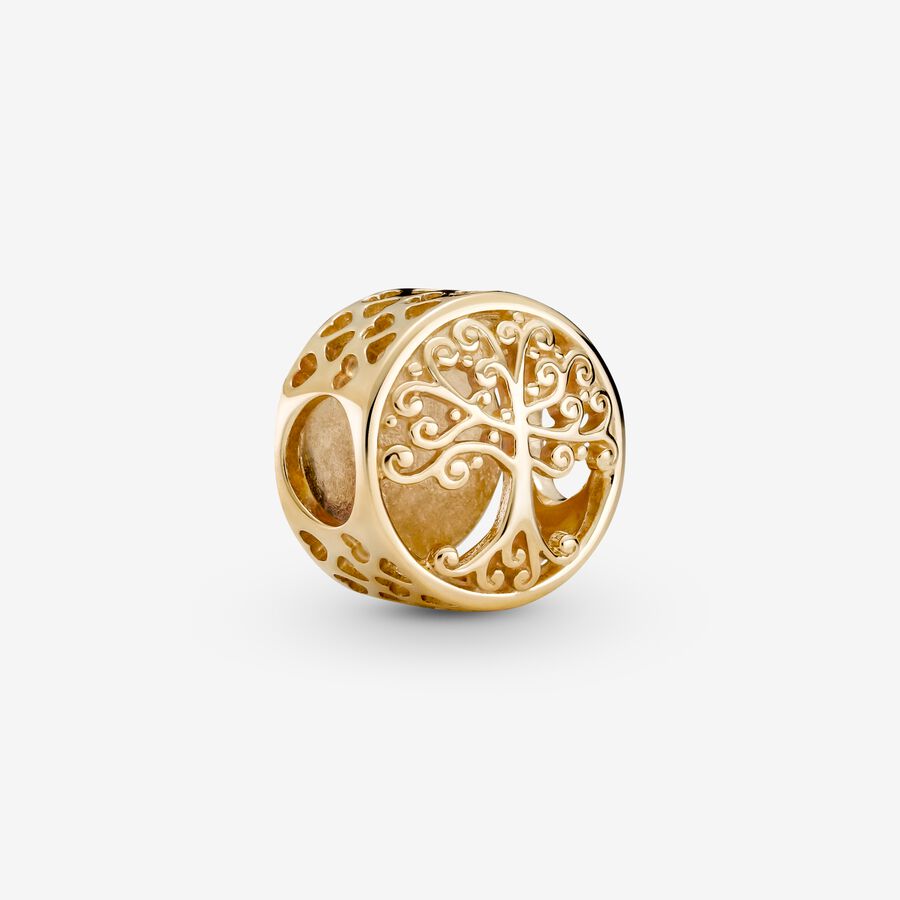 Openwork Family Roots Charm