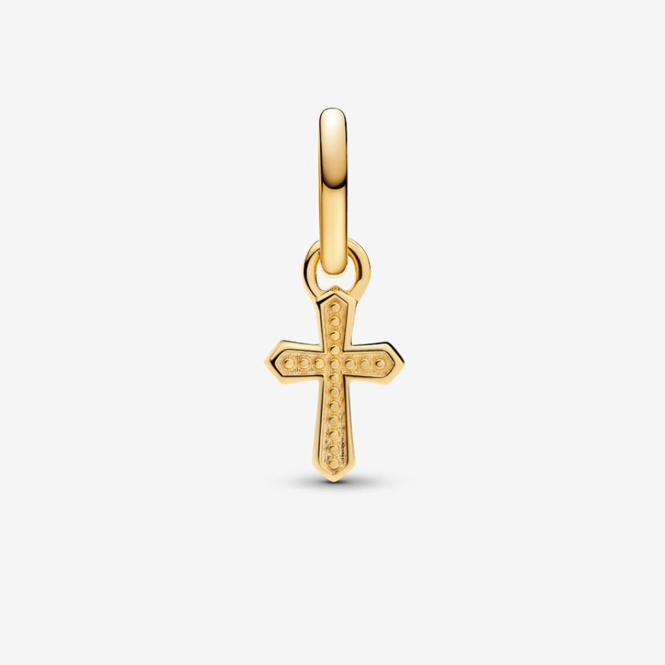 Sparkling Cross Mini Dangle Charm