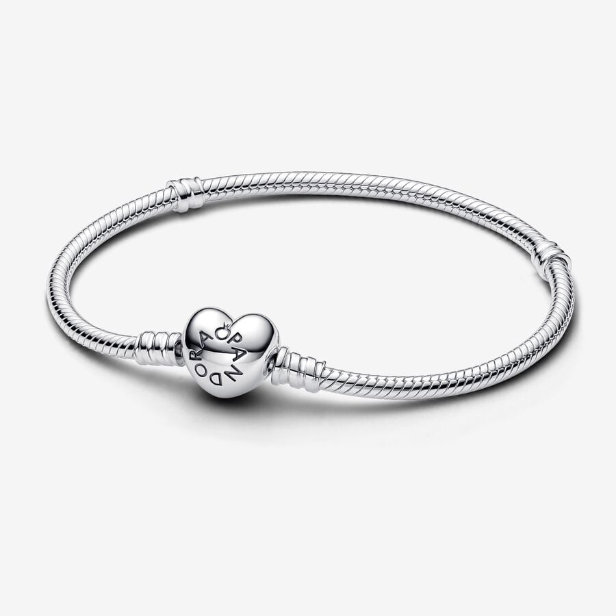 Moments Heart Clasp Bracelet and Charms Set