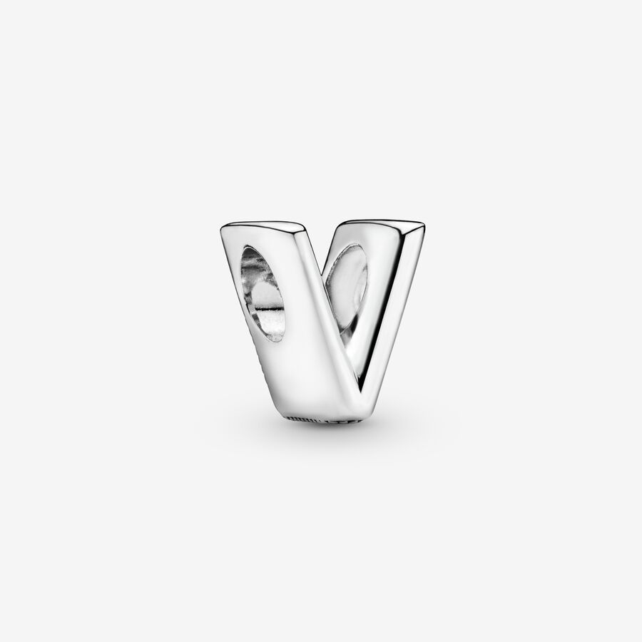 Letter V Alphabet Charm