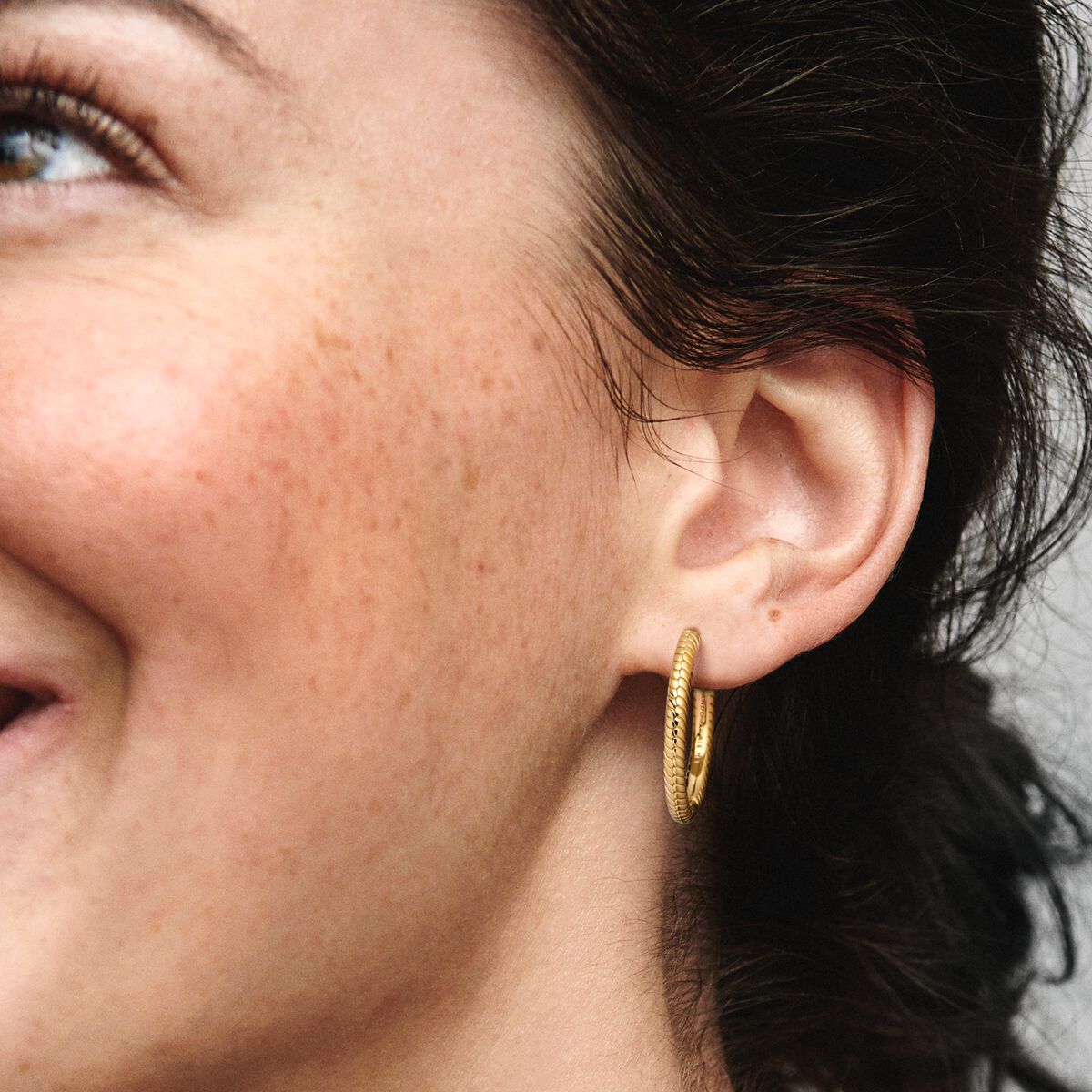 Moments Charm Hoop Earrings