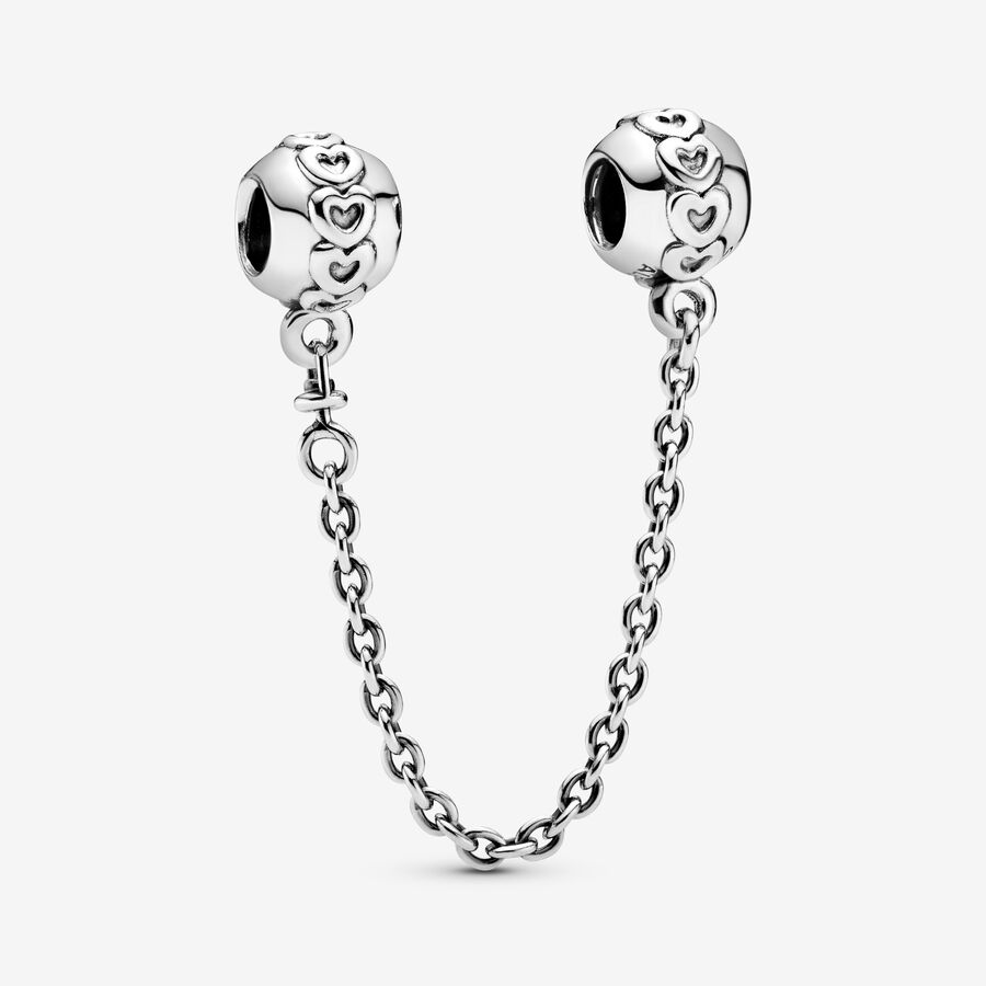 Band of Hearts Safety Chain Charm