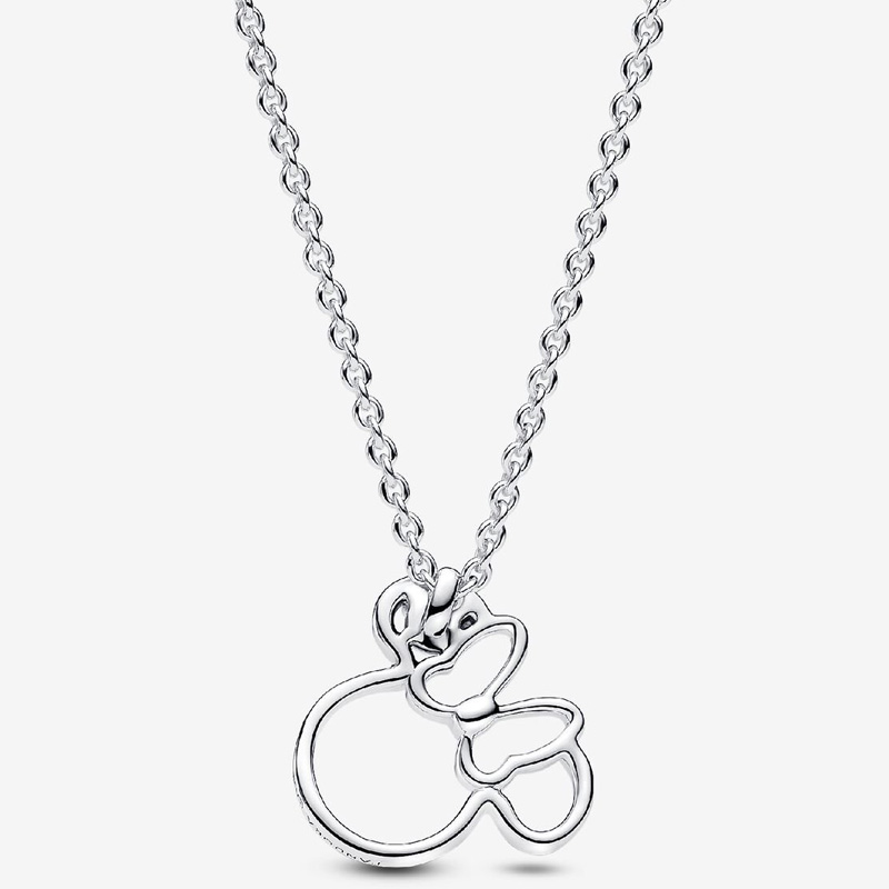 Disney Minnie Mouse Silhouette Collier Necklace