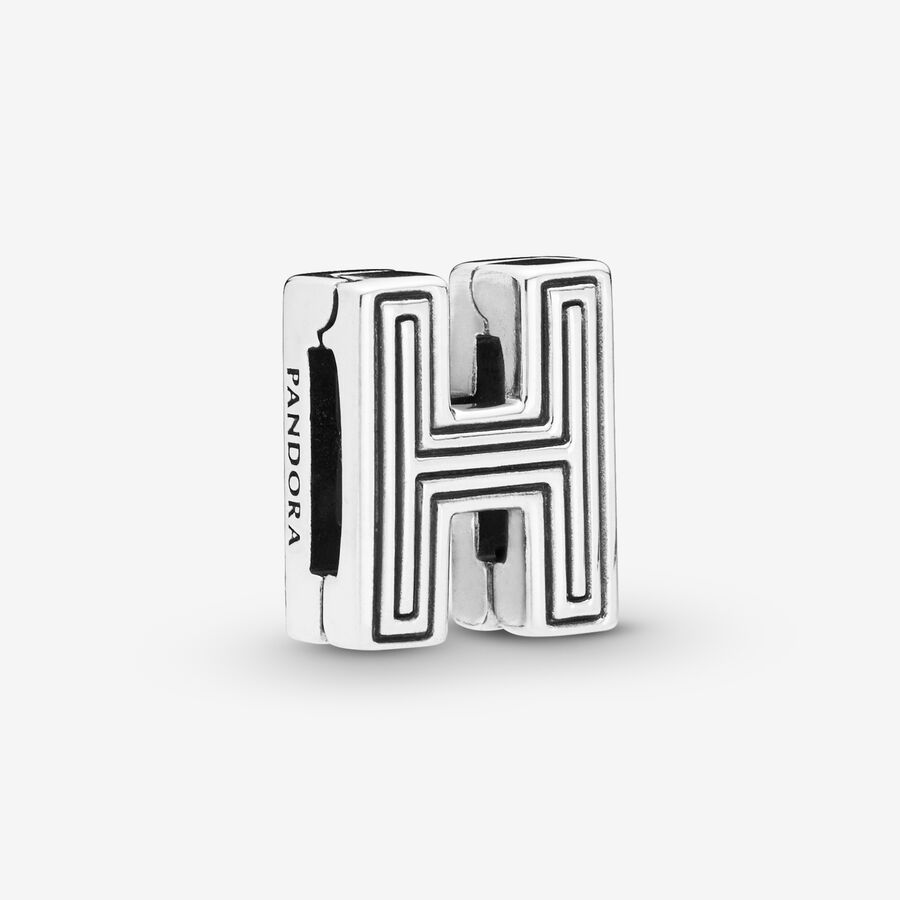Reflexions Letter H Clip Charm