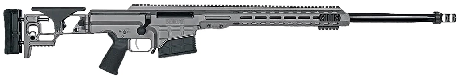 Barrett 18501 MRAD 300 PRC Caliber 26 10+1, Tungsten Gray Rec Folding Stock, Black Magpul Grip - CLB Guns