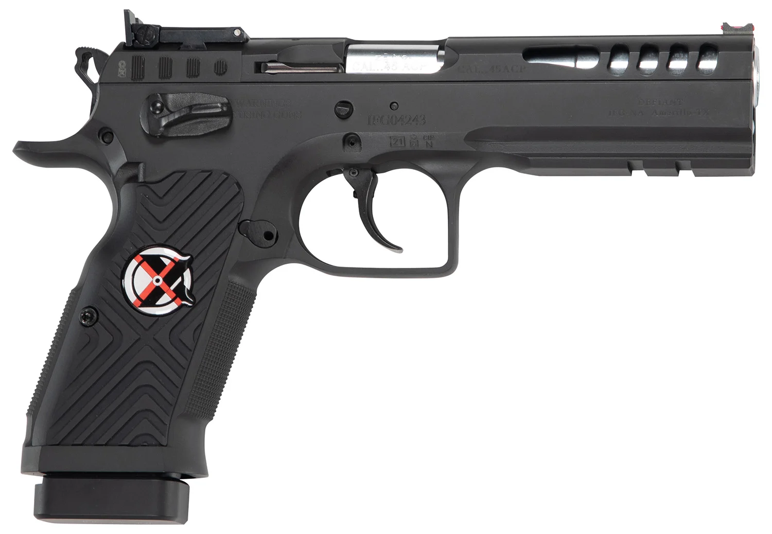 Tanfoglio IFG TFSTOCKMX9 Stock Master Xtreme 17+1 Black Black - CLB Guns