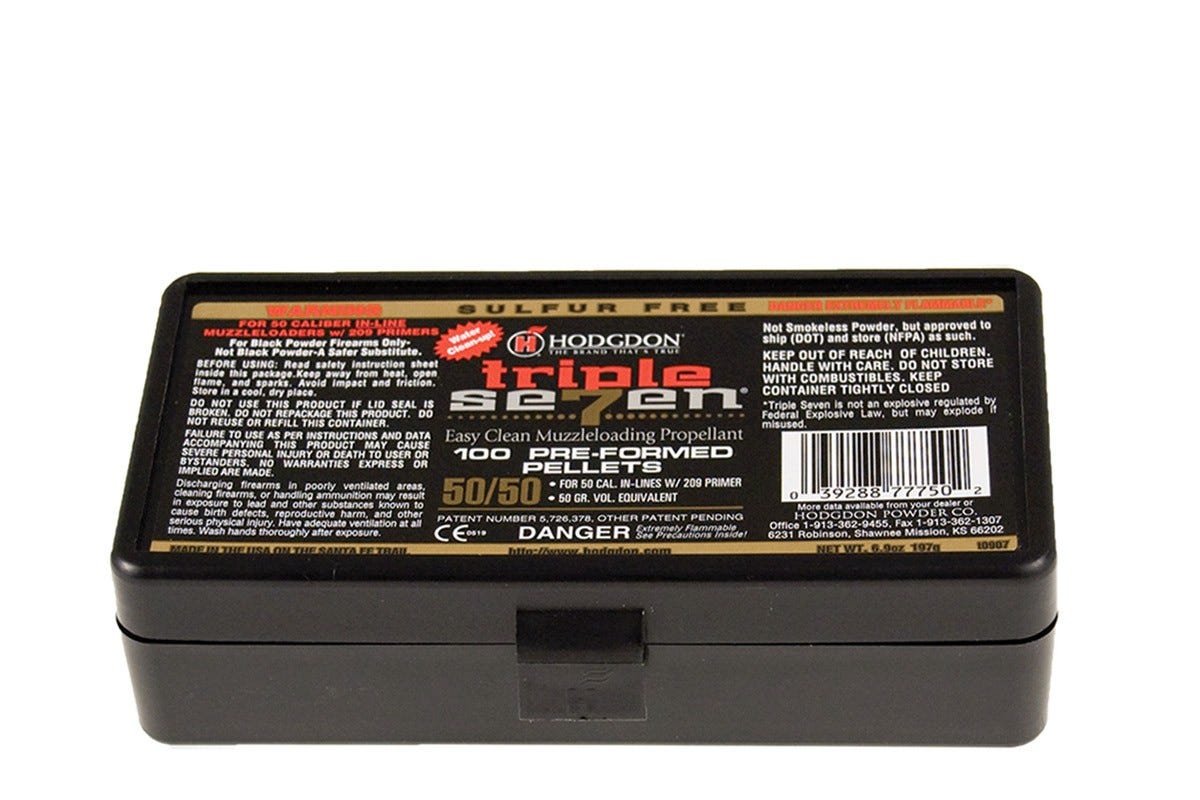 Hodgdon Triple Seven Pellets – 50/50 (100 Pack)