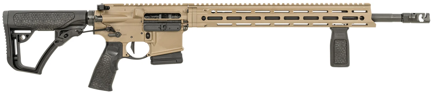 Daniel Defense 0212811090055 DDM4 V7 Pro *CA Compliant 5.56x45mm NATO 18 10+1, FDE Rec, Black OEM Overmolded Stock Grip, Geissele Trigger - CLB Guns