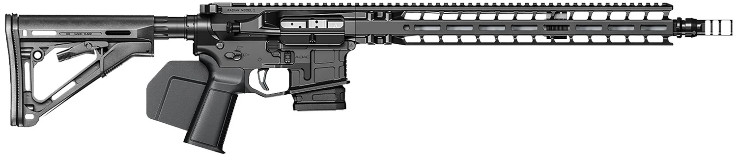 Radian Weapons R0259 Model 1 Carbine *CA Compliant 223 Wylde 10+1 16 , Radian Black Billet Rec/M-Lok Handgaurd, Paddle Grip Fixed CTR Stock, Dead Air Keymo Flash Hider, Ambi Controls, Vertex Trigger - CLB Guns