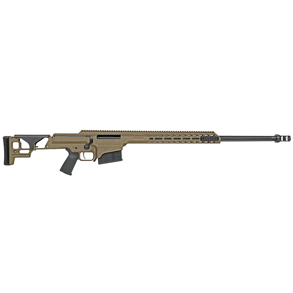 Barrett SMR MRAD Fixed Stock Rifle .300 Norma Magnum 10rd Magazine(1) 26 Fluted Barrel FDE Finish - CLB Guns