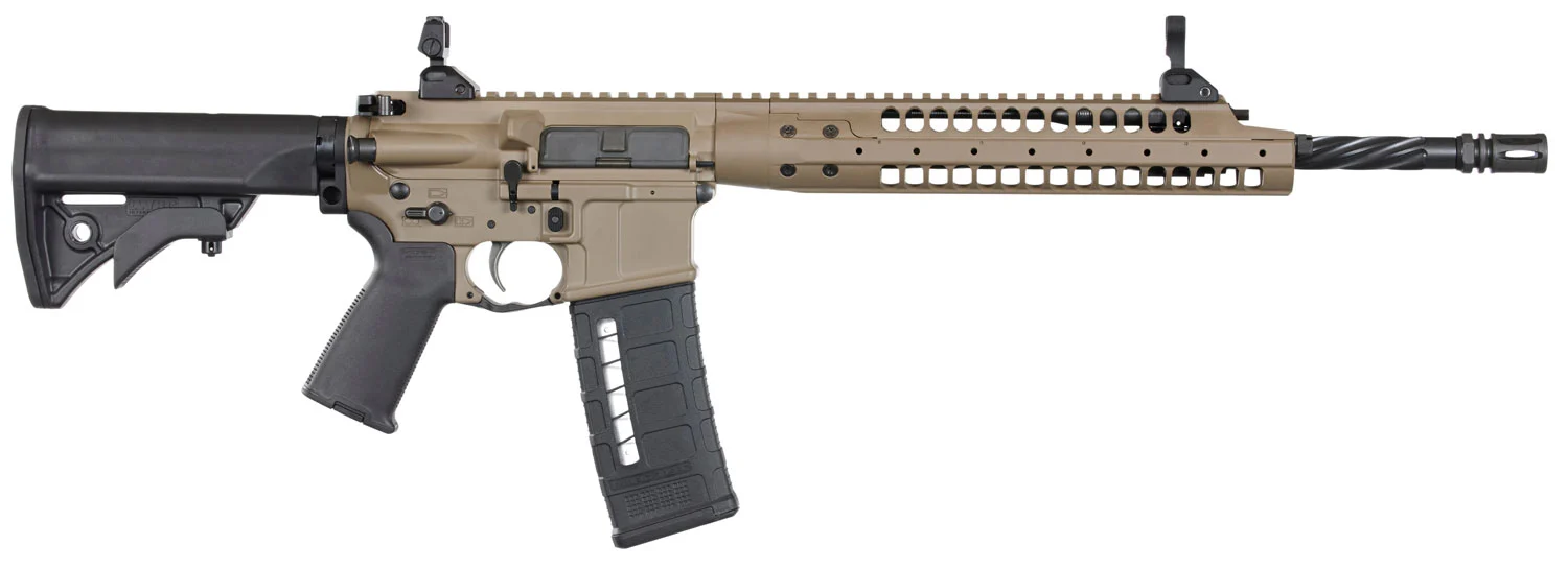 LWRC SIX8A5RCK16 SIX8 A5 6.8mm Rem SPC II 16.10 30+1 Flat Dark Earth Cerakote Adjustable Stock - CLB Guns