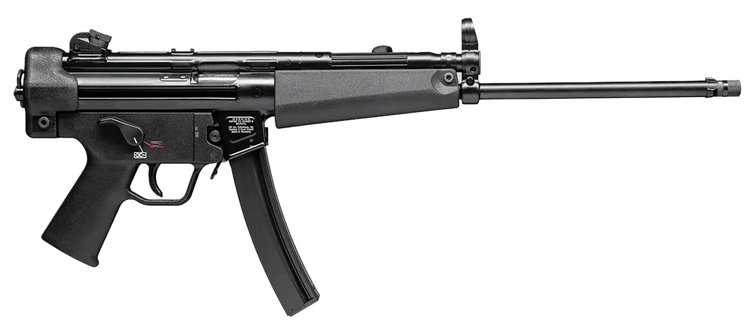 HK 81000480 SP5L 9mm Luger 10+1 16.50 Black Threaded Barrel Black - CLB Guns