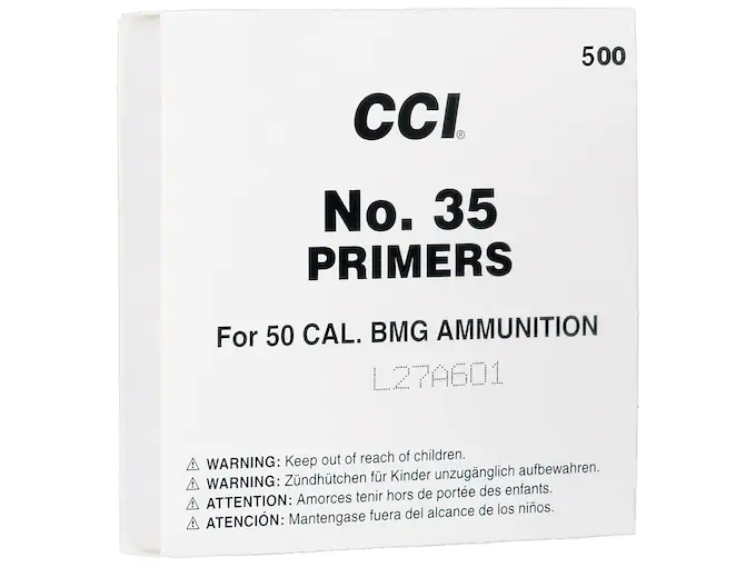 CCI 50 BMG Military Primers #35