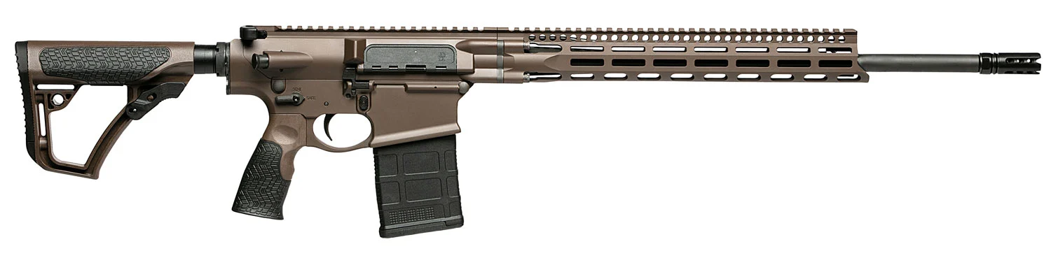 Daniel Defense 0216581690047 DD5 V5 Gen II 6.5 Creedmoor 20 20+1 Mil-Spec Brown Cerakote 6 Position w/SoftTouch Overmolding Stock MLOK - CLB Guns